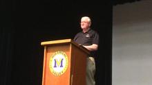 Morris Green discussing William 'Willy' Bacso...help establish MVHS Fly Fishing Club